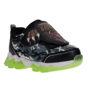 Jurassic World Size 10 Baby / Toddler Light Up Sneaker w On/Off NEW with Tags